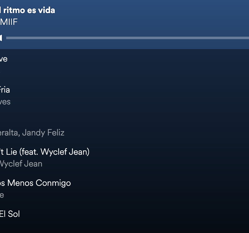 el ritmo es vida playlist