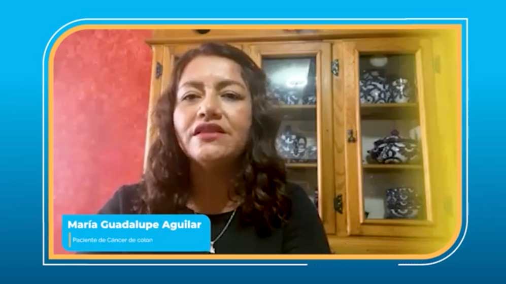 Guadalupe: Paciente con cáncer de colon
