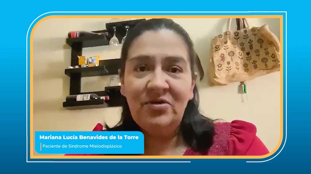 Mariana: Paciente con Síndrome Mielodisplásico