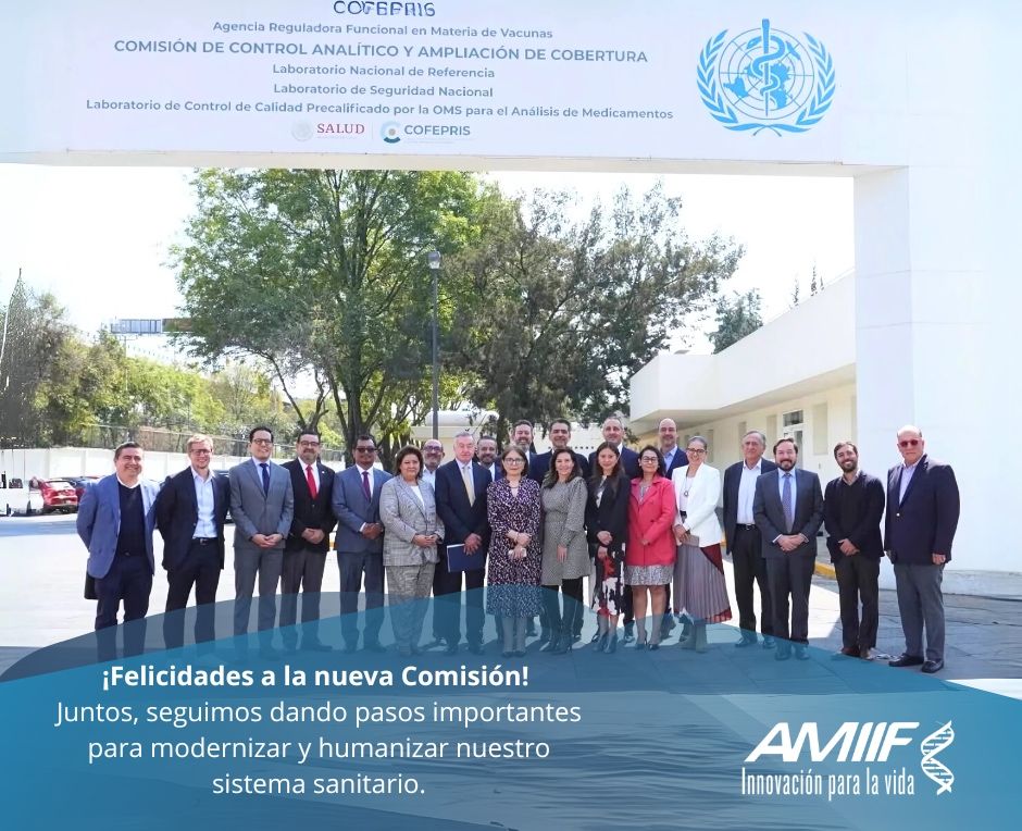 Reconoce AMIIF nombramiento de nuevos Comisionados en la COFEPRIS